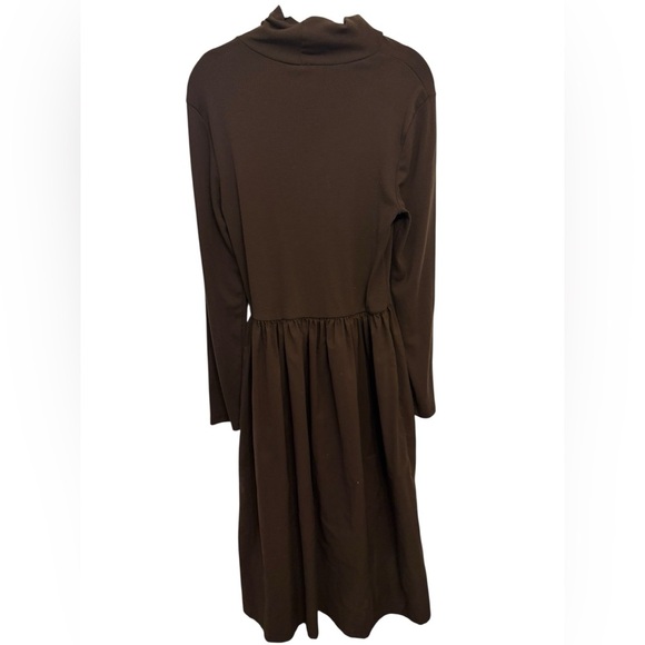 Zara Chocolate Long Sleeve Dress - Picture 2 of 3